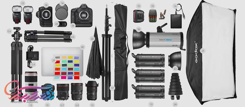 تجهیزات تخصصی عکاسی