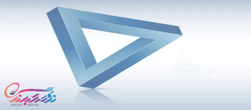 طراحی لوگو مثلثی